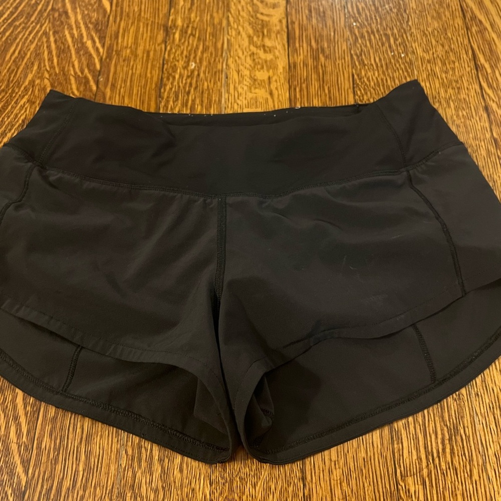 Lululemon black shorts speed ups